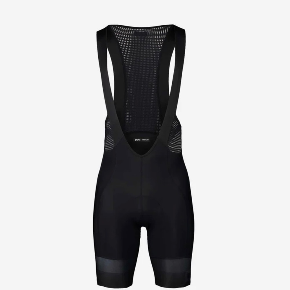 POC uranium black road rib shorts